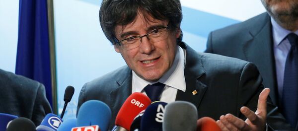 Carles Puigdemont, expresidente de Cataluña - Sputnik Mundo