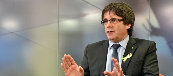Carles Puigdemont, el presidente del Gobierno catalán cesado - Sputnik Mundo