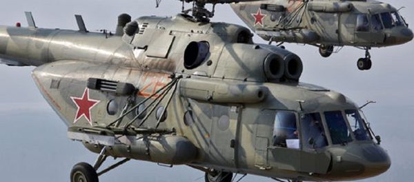 Dos helicópteros Mi-8 - Sputnik Mundo