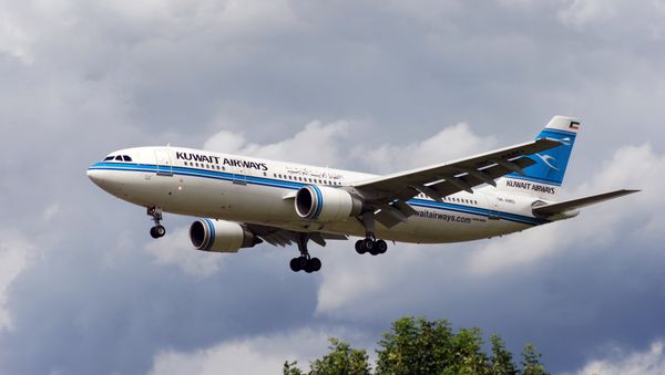 Un avión de Kuwait Airways Un avión de Kuwait Airways - Sputnik Mundo