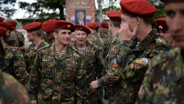 Las boinas rojas del Ministerio del Interior de Rusia, foto de archivo - Sputnik Mundo