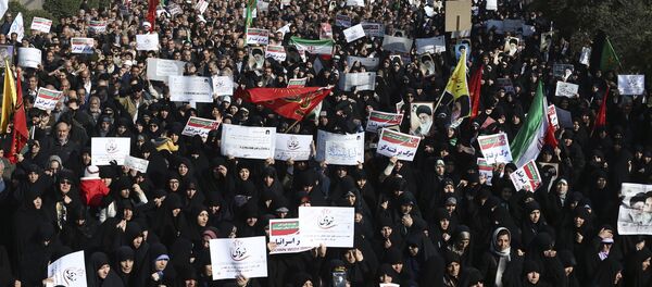 Las protestas en Irán - Sputnik Mundo