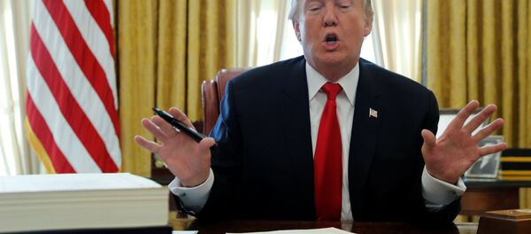 Donald Trump, presidente de EEUU - Sputnik Mundo