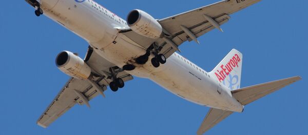 Un avión de Air Europa (imagen referencial) Un avión de Air Europa (imagen referencial) - Sputnik Mundo