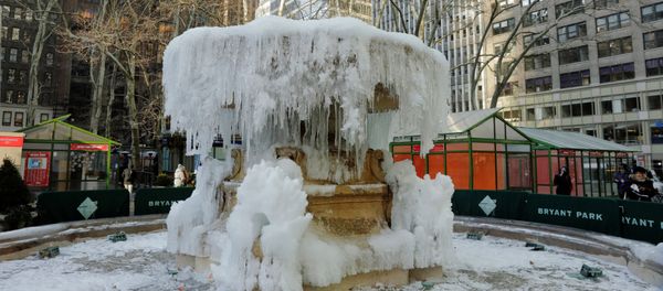 Ola de frío en Nueva York, EEUU Ola de frío en Nueva York, EEUU - Sputnik Mundo