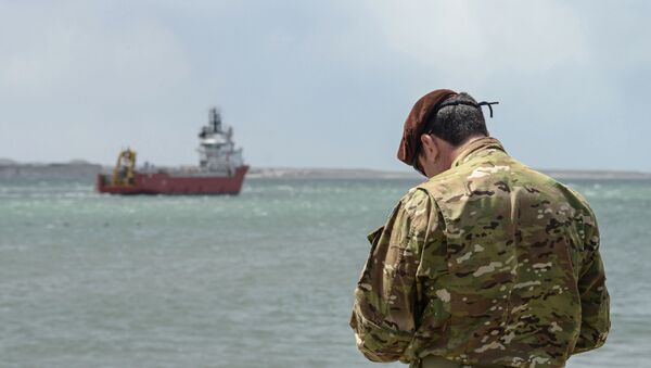 La búsqueda del ARA San Juan (imagen referencial) - Sputnik Mundo