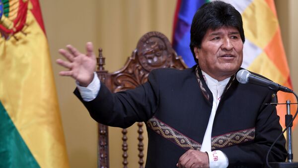 Evo Morales, presidente de Bolivia - Sputnik Mundo