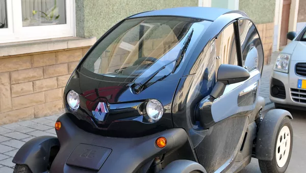 Un Renault Twizy, un popular modelo de auto eléctrico