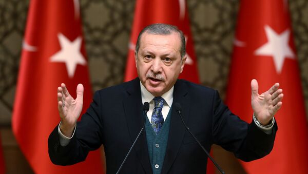 Recep Tayyip Erdogan, presidente de Turquía - Sputnik Mundo