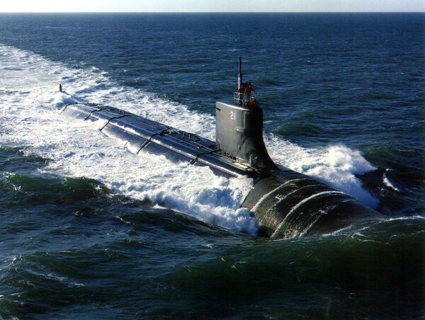 Submarino estadounidense USS Seawolf (archivo) - Sputnik Mundo
