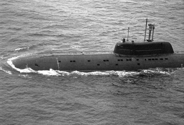 Submarino soviético de proyecto 945 Barracuda (archivo) - Sputnik Mundo
