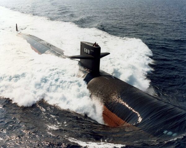 Submarino estadounidense USS Los Angeles (archivo) - Sputnik Mundo