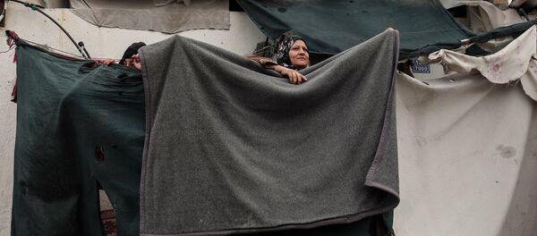Refugiados palestinos en Gaza - Sputnik Mundo