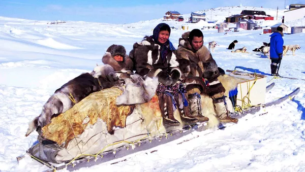 Los inuit, imagen de archivo