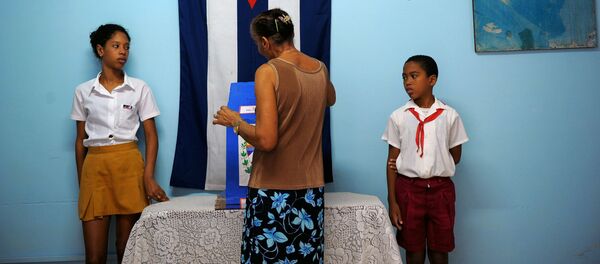 Un colegio electoral en La Habana, archivo - Sputnik Mundo