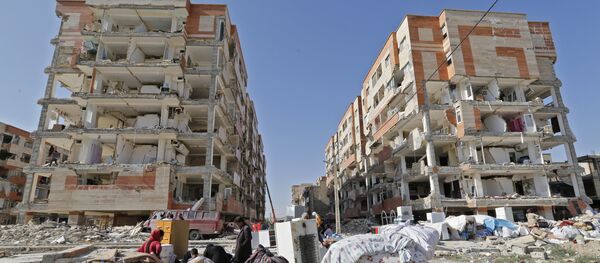 Las consecuencias de un terremoto en la provincia de Kermanshah, Irán (archivo) - Sputnik Mundo