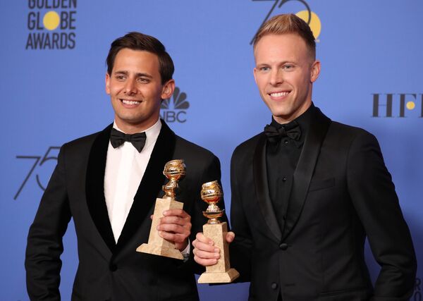 Benj Pasek y el compositor Justin Paul - Sputnik Mundo