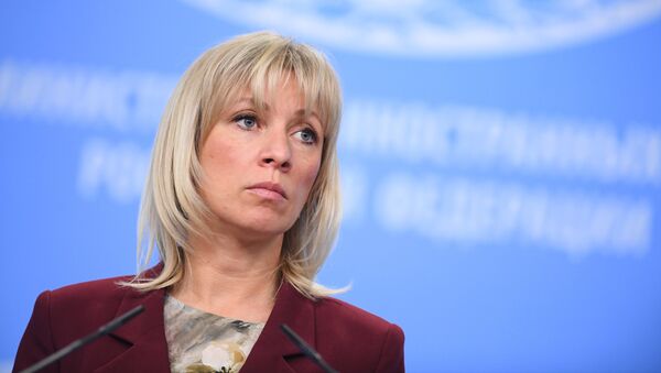 María Zajárova, portavoz del Ministerio de Exteriores de Rusia - Sputnik Mundo