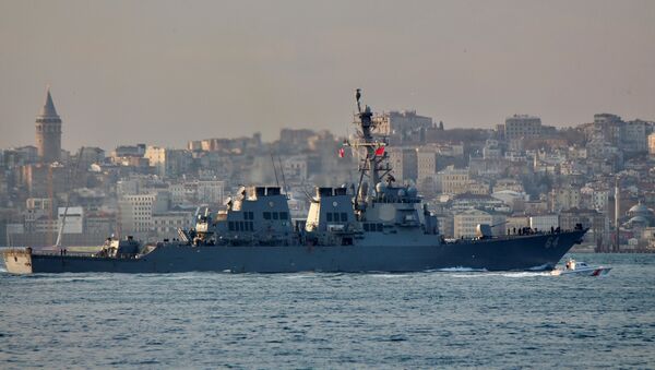 El destructor estadounidense USS Carney (DDG-64) - Sputnik Mundo