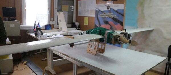 Un dron militar usado en ataque contra la base rusa en Siria Un dron militar usado en ataque contra la base rusa en Siria - Sputnik Mundo