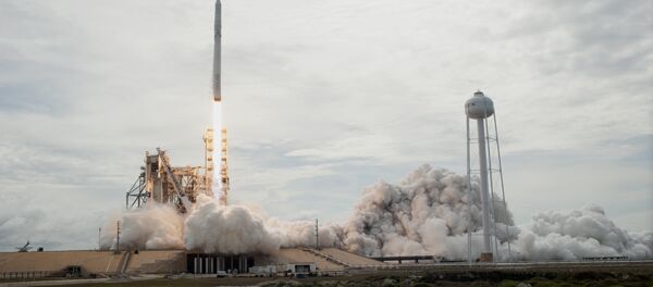 Lanzamiento del cohete Falcon 9 (archivo) - Sputnik Mundo