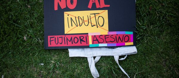 Protestas contra indulto al expresidente peruano Alberto Fujimori (archivo) - Sputnik Mundo
