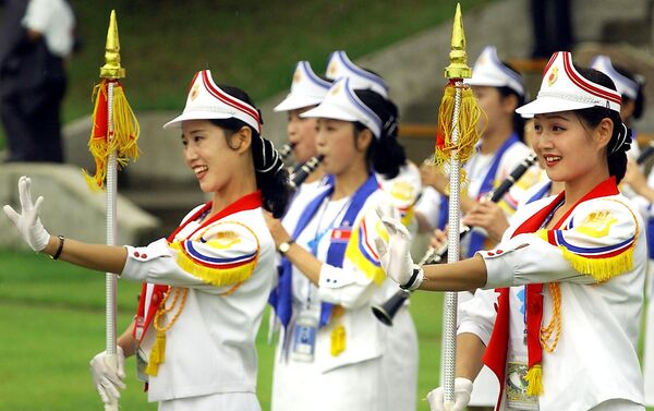 Animadoras norcoreanas (archivo) - Sputnik Mundo