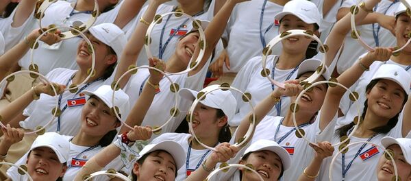 Animadoras norcoreanas (archivo) - Sputnik Mundo