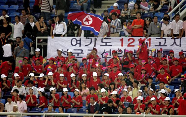 Animadoras norcoreanas (archivo) - Sputnik Mundo