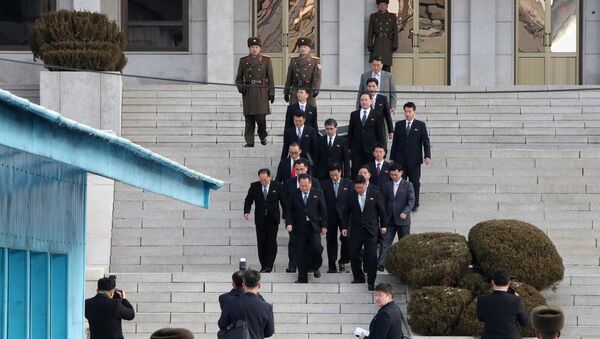 Las negociaciones entre las dos Coreas Las negociaciones entre las dos Coreas - Sputnik Mundo