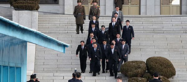 Las negociaciones entre las dos Coreas Las negociaciones entre las dos Coreas - Sputnik Mundo