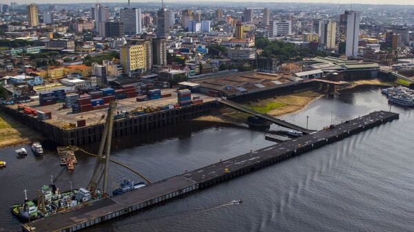 Puerto de Manaos, Brasil, sobre el río Amazonas - Sputnik Mundo