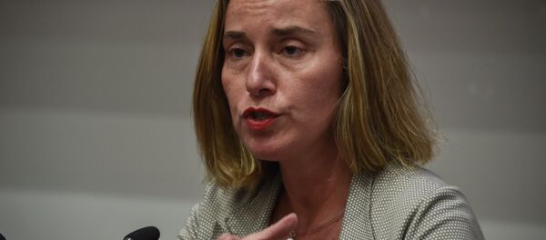 Federica Mogherini, la alta representante de la Unión Europea (UE) para Asuntos Exteriores y Política de Seguridad - Sputnik Mundo