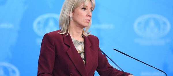 María Zajárova, portavoz del Ministerio de Exteriores de Rusia - Sputnik Mundo