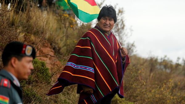 Evo Morales, presidente de Bolivia - Sputnik Mundo