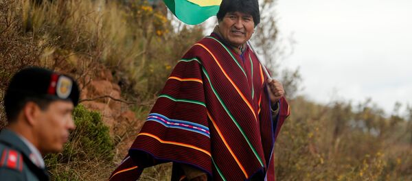 Evo Morales, presidente de Bolivia - Sputnik Mundo