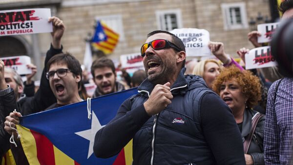 Protestas en Cataluña (archivo) - Sputnik Mundo