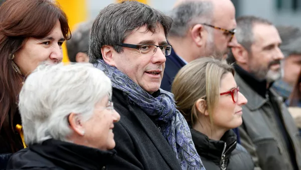 Carles Puigdemont, el presidente del Gobierno catalán cesado
