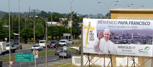 Preparativos para la visita del Papa Francisco a Chile - Sputnik Mundo