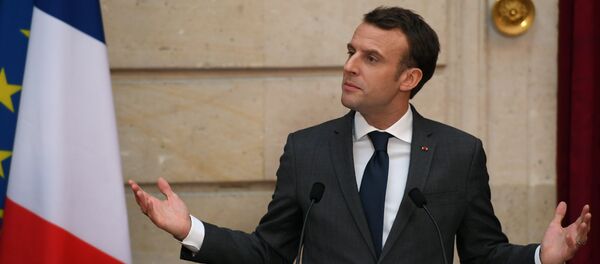 Emmanuel Macron, presidente de Francia Emmanuel Macron, presidente de Francia - Sputnik Mundo