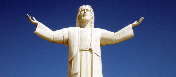 La estatua del Cristo del Pacífico, foto de archivo - Sputnik Mundo
