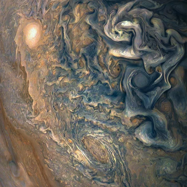 Imágen del planeta Júpiter captado por la sonda Juno Imágen del planeta Júpiter captado por la sonda Juno - Sputnik Mundo