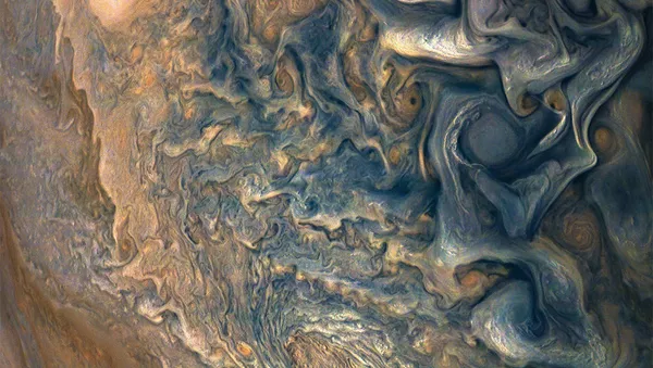 Imágen del planeta Júpiter captado por la sonda Juno - Sputnik Mundo
