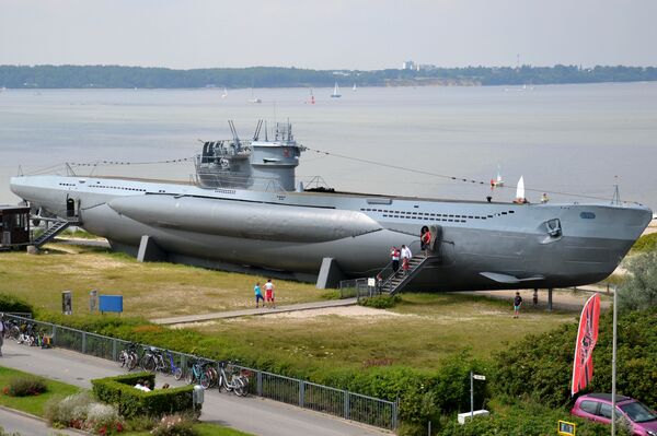 Submarino U-995, de clase VIIC y similar al U-1206, expuesto al público en la ciudad alemana de Laboe - Sputnik Mundo