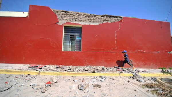 Las consecuencias del terremoto en Perú Las consecuencias del terremoto en Perú - Sputnik Mundo