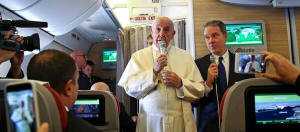 El Papa Francisco durante su viaje a Chile y Peru - Sputnik Mundo