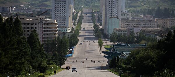 Una autopista en Kaesong, Corea del Norte - Sputnik Mundo
