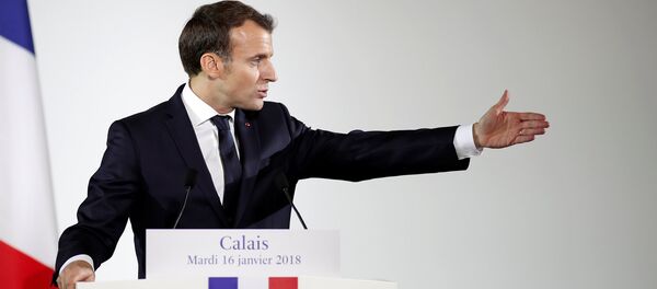 Emmanuel Macron, presidente de Francia - Sputnik Mundo