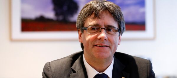 Carles Puigdemont, el presidente del Gobierno catalán cesado - Sputnik Mundo