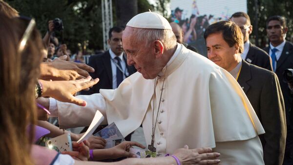 El Papa Francisco en Chile - Sputnik Mundo